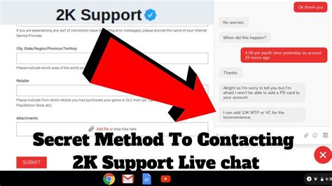 contact 2k support live chat|General Info For 2K Customer Support